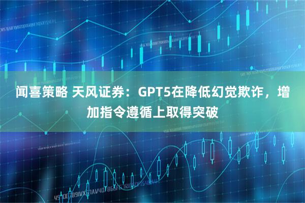 闻喜策略 天风证券：GPT5在降低幻觉欺诈，增加指令遵循上取得突破
